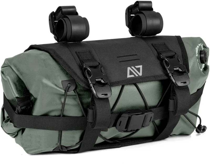 Acid Pack Pro 9 Handlebar Bag in Black/Green-1